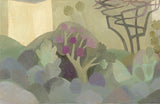 Barbara Hepworth's Garden - Print of a painting