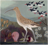 Curlew - A Print from a painting of a curlew at Yar Estuary , Isle of Wight.