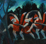 Foxcubs - Print of one of the paintings made for Glyndebourne Opera House