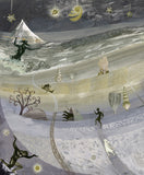 Earth, Heavens and the Underworld - Print of an illustration by Sarah Young