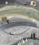 Earth, Heavens and the Underworld - Print of an illustration by Sarah Young