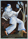 Pierrot -a print of one of the characters from the Commedia dell'arte