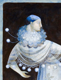 Pierrot -a print of one of the characters from the Commedia dell'arte