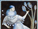 Pierrot -a print of one of the characters from the Commedia dell'arte