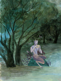 Pan in Arcadia - Print of an illustration by Sarah Young