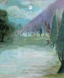 Pan in Arcadia - Print of an illustration by Sarah Young