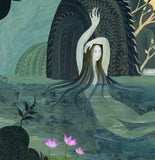 Arethusa Bathing - Print of an illustration by Sarah Young