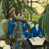 Costume Fitters - print of a Glyndebourne painting