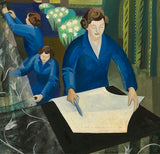 Costume Fitters - print of a Glyndebourne painting