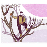 Winter Prune - Digital Woodcut Print