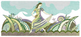 Sowing the Seed- Digital Woodcut Print