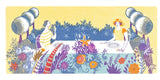 Picnic in the Park - Digital Woodcut Print