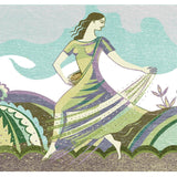 Sowing the Seed- Digital Woodcut Print