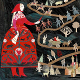 The Storyteller - Print of an original cut paper collage made by Sarah Young