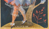 Columbina - a print of a painting of one of the characters from the Commedia dell'arte