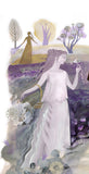 Nymphs Gathering Flowers - Print of an illustration by Sarah Young