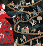 The Storyteller - Print of an original cut paper collage made by Sarah Young