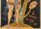 Zerbinetta - a print of one of the characters from the Commedia dell'arte