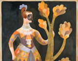 Zerbinetta - a print of one of the characters from the Commedia dell'arte