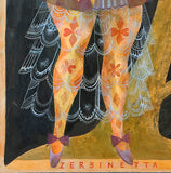 Zerbinetta - a print of one of the characters from the Commedia dell'arte