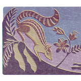 Midnight Squirrels - Digital Woodcut Print