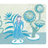 Succulents - Digital Woodcut Print