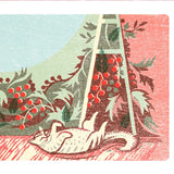 Tomato Harvest - Digital Woodcut Print