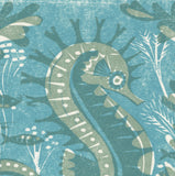 Seahorse - Woodcut Print