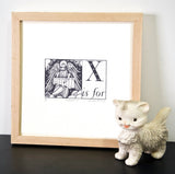 X is for Xylophone - Alphabet Silkscreen Print