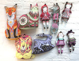 Any 8 Tea Towel / Cut and Sew Kit Designs for the price of less than 6  Silkscreen designs by Sarah Young