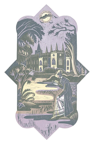 Northanger Abbey - Print of an illustration from Jane Austen's The Complete Novels