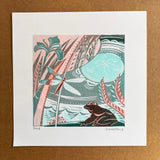 Pond - Riso Print