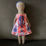 Lottie - Teatowel or Dolly to Cut & Sew - A silkscreen design by Sarah Young