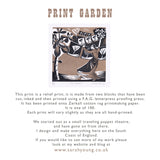 Print Garden - Relief / Letterpress Print