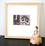 J is for Juggler - Alphabet Silkscreen Print